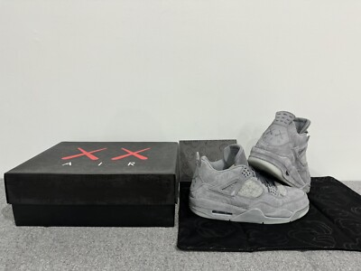 Jordan 4 Retro x KAWS Cool Grey 2017 Men's US 8 Brand New