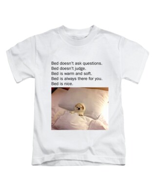 Bed Is Nice Meme Erwachsene T-Shirt Lustig Tee Oberteil Neu