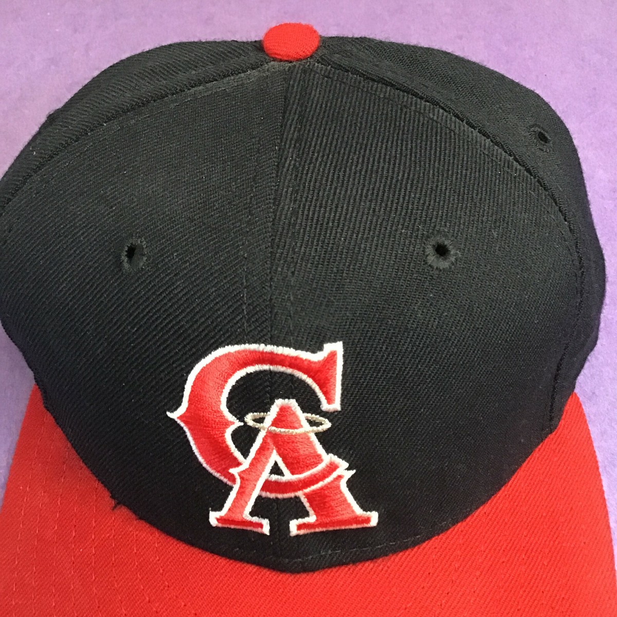 New Era California Angels Cooperstown Collection Hat 59fifty Size