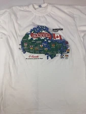 Vintage Ontario Canada Tourist Single Stitch T Shirt Canada Made Size XLarge