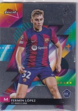 Topps Finest Champions League 2024 No. 67 Fermin Lopez Rookie