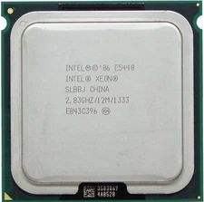 Intel Xeon E5440 2.83 GHz LGA771 4 cores 4  threads SLBBJ CPU Processor 12 MB