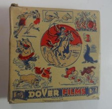 VINTAGE DOVER 16 MM FILMS MCDOUGALLS ALLEY BIG PIE RAID 100' SILENT BOXED