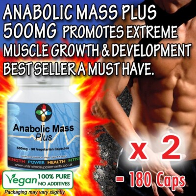 Stärkste extreme anabole Masse Bodybuilding Muskel Kraftstoff Gewinne Ergebnisse 180 Kapseln