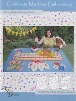 Celebrate Machine Embroidery Book With Cd By Amelie Scott Designs Softcover A... on sale Celebrate Machine Embroidery Book With Cd By Amelie Scott Designs Softcover A... on sale