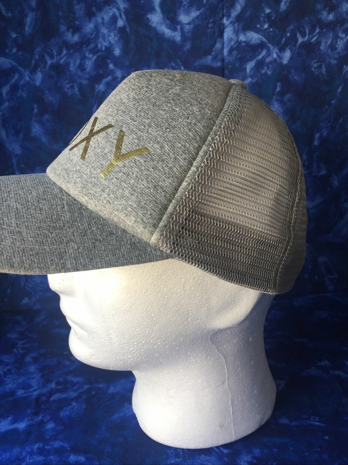 Roxy Gray Trucker Baseball Hat / Cap Adjustable - image 3