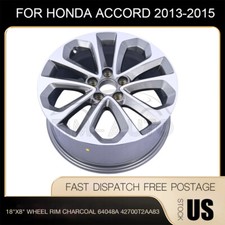 18x8 Charcoal Grey Wheel Rim For Honda Accord 2013-2015 64048a 42700t2aa83 18x8 Charcoal Grey Wheel Rim For Honda Accord 2013-2015 64048a 42700t2aa83