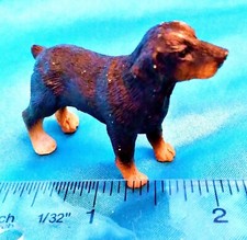 DOBERMAN PINCHER PUPPY Standing DOG PET - MINI DOLL HOUSE ACCESSORY