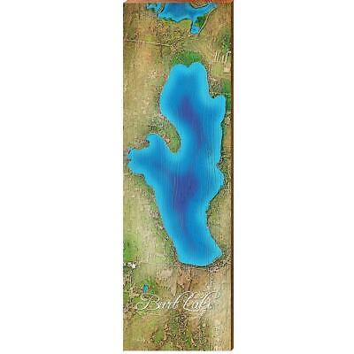 Lake Ann Michigan Satellite Styled Map Wall Art