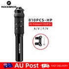ROCKBROS Portable Bicycle Pump 100PSI Hand Ball Pump Cycling Tire Inflator AV/FV