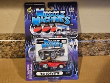 2001 Muscle Machines 1962 Chevy Corvette 62 Red