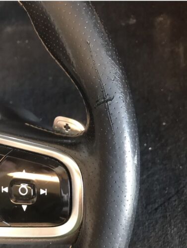 Volvo XC90 2016 Steering wheel RDESIGN 39834466 39825814 Black Leather - Picture 3 of 8