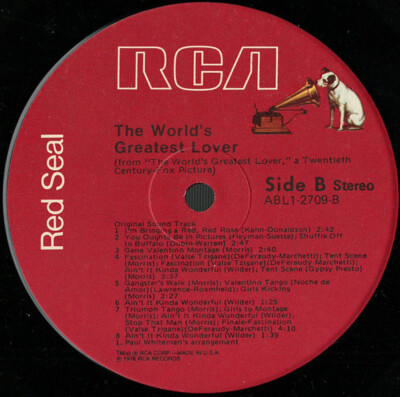 John Morris - The World's Greatest Lover - RCA Red Seal - ABL1