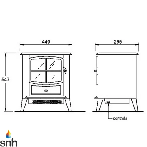 Dimplex Brayford Stove Electric Fire Heater Fireplace Freestanding BFD20R |  eBay