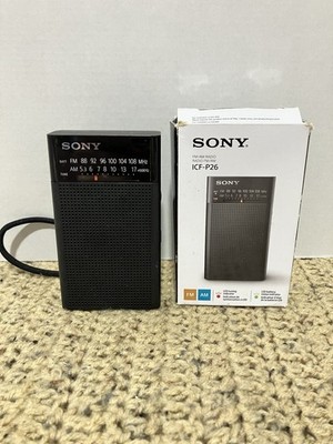 Sony ICF-P26 Compact/Portable analog AM/FM Radio