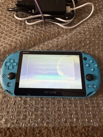 Sony PS Vita 2000 Slim PCH-2000 - Aqua Blue Charger US Seller