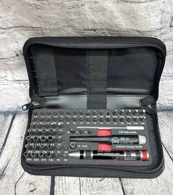 Wiha 75971 Precision Screwdriver Set 68 pc MicroBit Ratchet Kit Missing 5/64 Bit