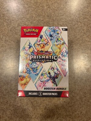Pokémon TCG Scarlet & Violet Prismatic Evolutions Booster Bundle Factory Sealed