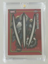 2026 Topps Chrome Marvel Maestro Red Clawed Red Refractor 3/5 #133