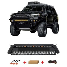 Matte Black Grille For 2010-2013 Toyota 4runner Trd Pro Style Grill With Letters
