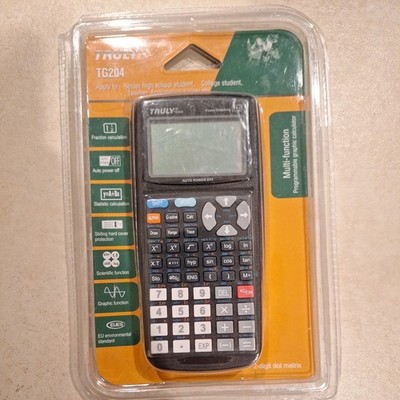 Truly Electronics TG204 School Smart Graphic Calculator, 250 Function Graphic