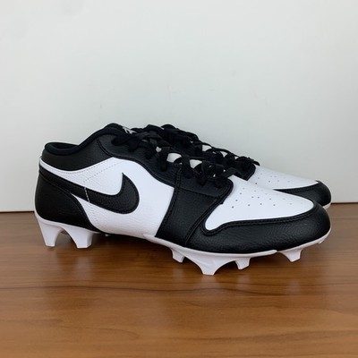 Nike Air Jordan 1 Low TD Football Cleats Panda White FJ6245-100