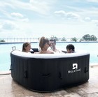 RELXTIME Square Inflatable Hot Tub 158 gal 2-3 Person 61in 110 Air Jets — photo 5