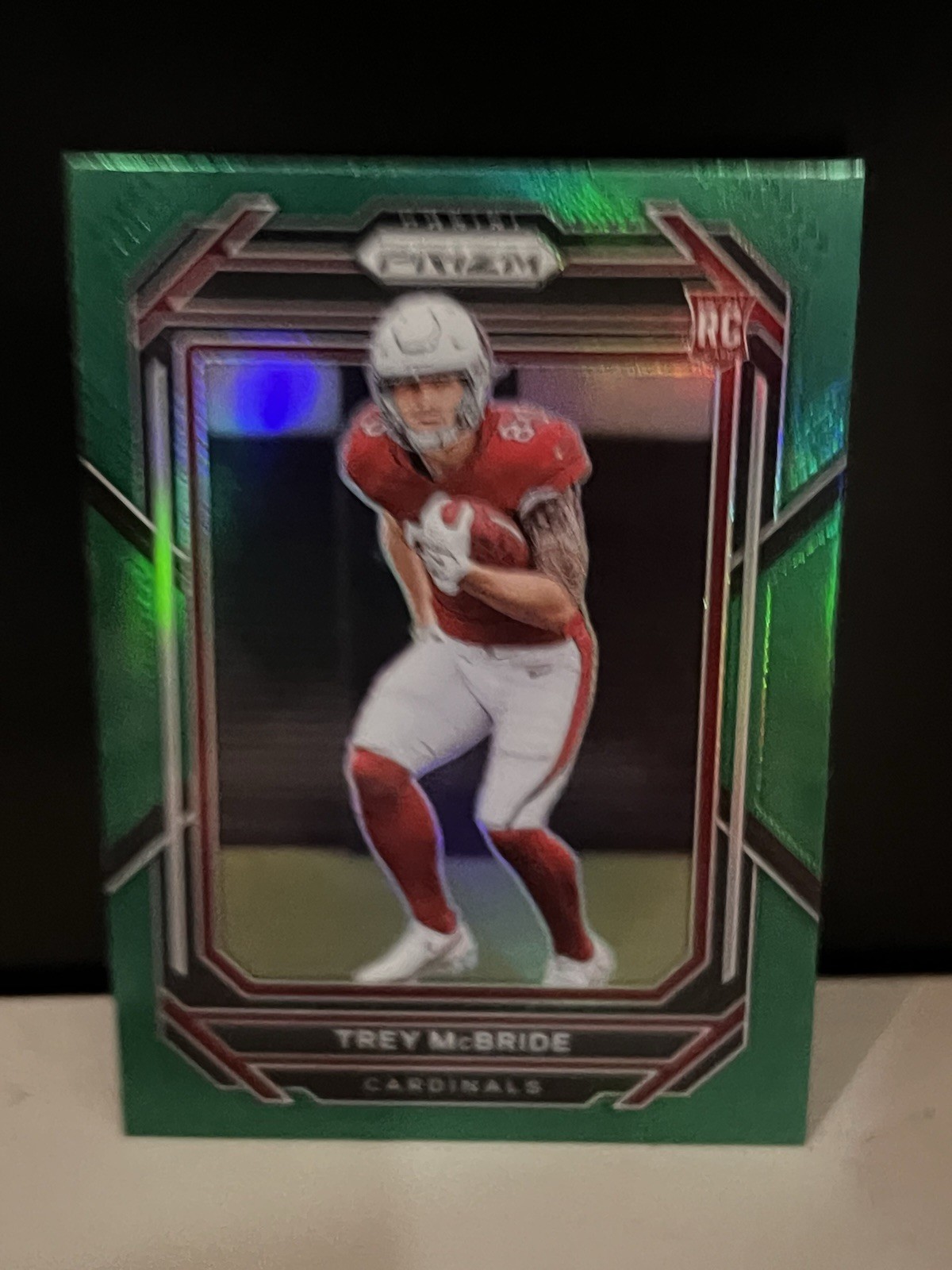 2022 Panini Prizm - Rookies Trey McBride #327 Green Prizm (RC)