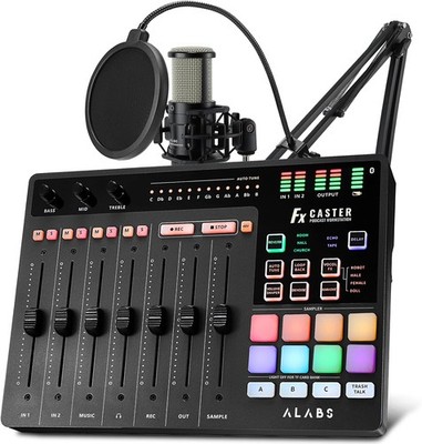 Podcast Bundle ALABS 7-Channel Soundboard XLR