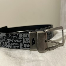 Tony Hawk Belt Boys Belt 26-28 Black Leather
