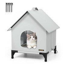 Cat House - Outdoor Cat House for Indoor and Outdoor Use - Insulated L Regular