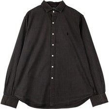 Used Ralph Lauren POLO by Ralph Lauren REGENT Long-Sleeve Wide-Collar Cotton...