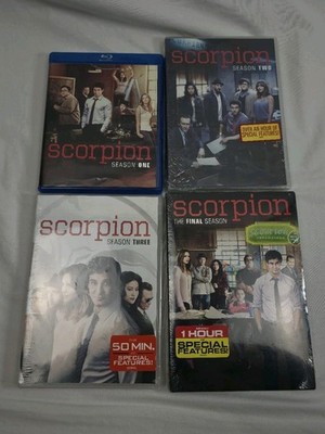 Scorpion The Complete Series - Season 1 Bluray Previewed 2-4 DVD Factory Sealed