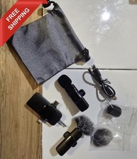 Wireless Lavalier Microphone for iPhone: Mini Microphone Noise Reduction