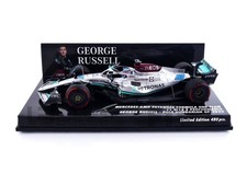MINICHAMPS 1/43 - MERCEDES-AMG W13 E PERFORMANCE - POLE HUNGARIAN GP 2022 (G. RU