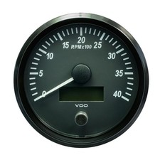 VDO SingleViu 100mm 4" Tachometer - 4000 RPM