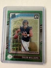 2024 Panini Optic - Rated Rookie Caleb Williams #201 Green Velocity Prizm (RC)