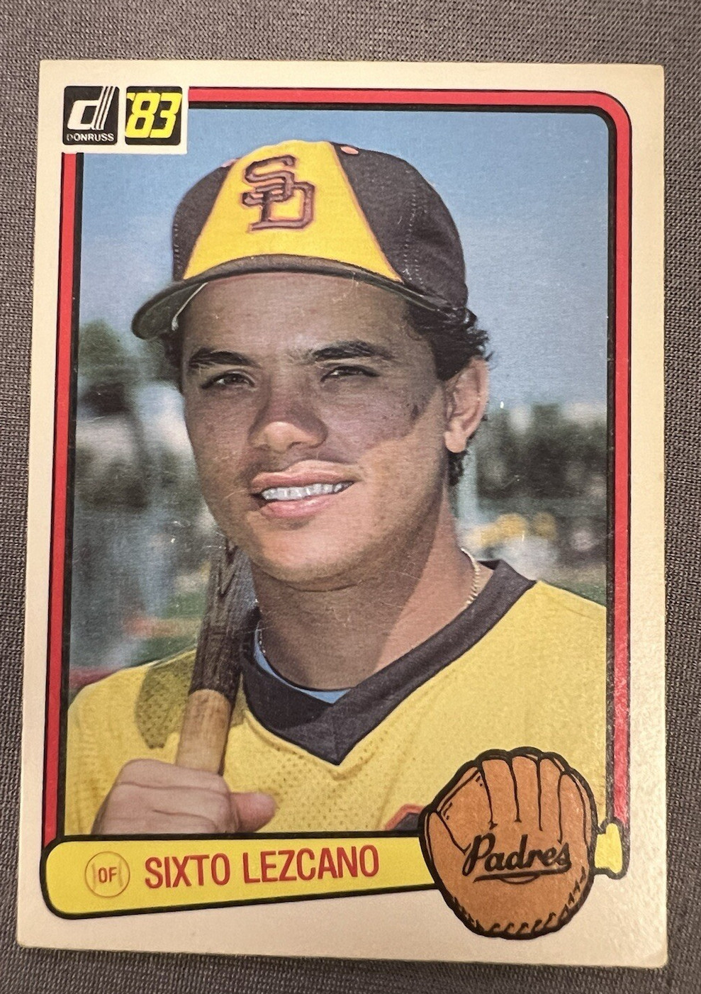 1983 Donruss #499 Sixto Lezcano San Diego Padres Baseball Card