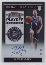 2019-20 Contenders Rookie Photo Variation Playoff Ticket 29/99 Kyle Guy Auto oh4