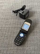 Motorola V220 Black Flip Mobile Phone O2 Network Fully Working Retro Good Cond.