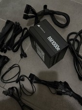 Corsair RM1000e 2023 1000W Fully Modular Low-Noise ATX PSU -Cables -Read Desc