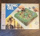 Milton Bradley Vintage King Oil Board Game Oil Theme 2+ Players Age 9+ MPN 4410