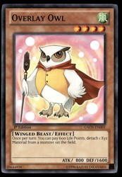 Overlay Owl GAOV-EN003 Common Unlimited Edition Yu-Gi-Oh! Galactic Overlord