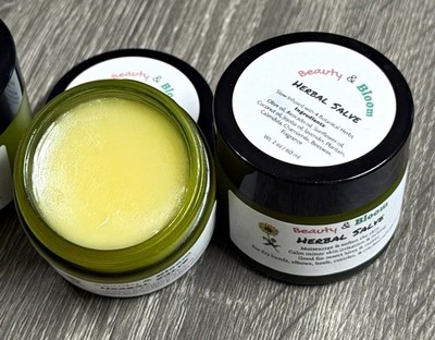 Herbal Salve 2 oz/60 ml / Infused in 5 Herbs