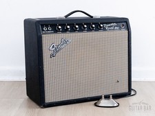 1966 Fender Princeton Reverb Black Panel Vintage Tube Amp 1x10 w/ Jensen C10N
