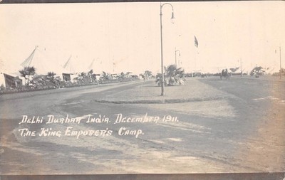 AK INDIEN DELHI DURBAR DAS KAISERLAGER DES KÖNIGS 1911