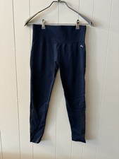 Joy Lab Women  s Medium Navy Blue Leggings Nylon Spandex Gym Workout EUC L5