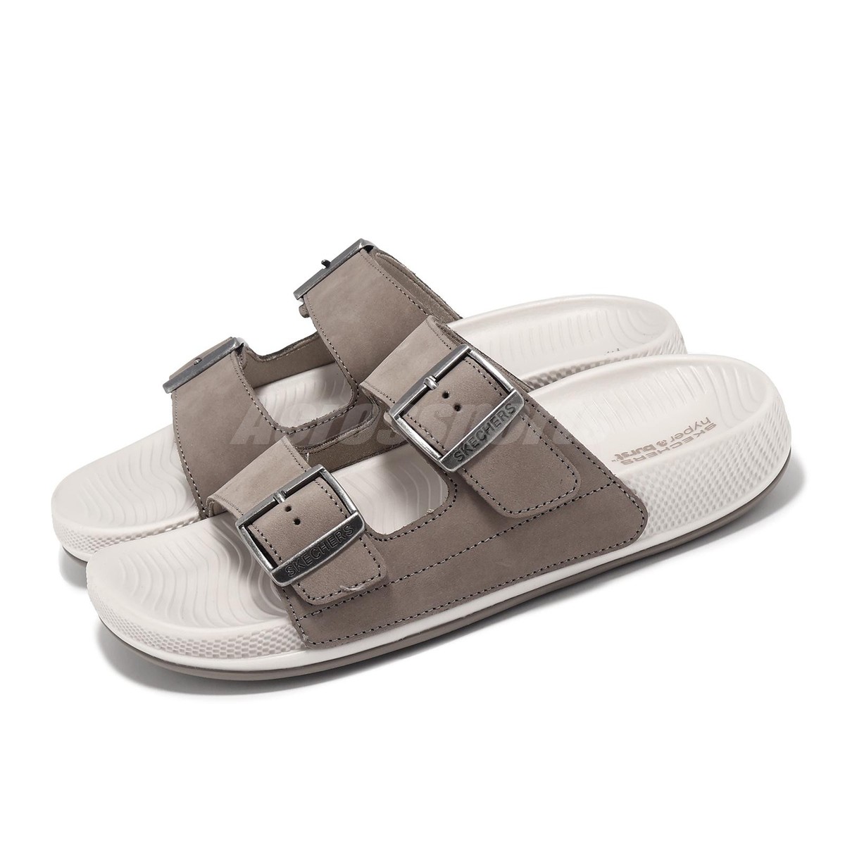 Skechers Hyper Slide-Vida Dark Taupe Women Casual Slip On Sandal