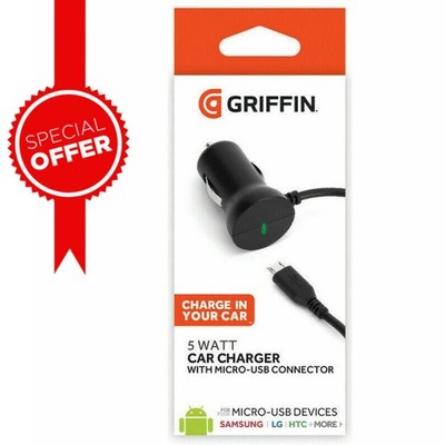 Griffin 1A (5W) Auto Ladegerät Mit Mikro-Usb Anschluss   für Android &