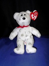 TY Jingle Beanie Baby - FLAKY the Bear (5 inch) - NEW
